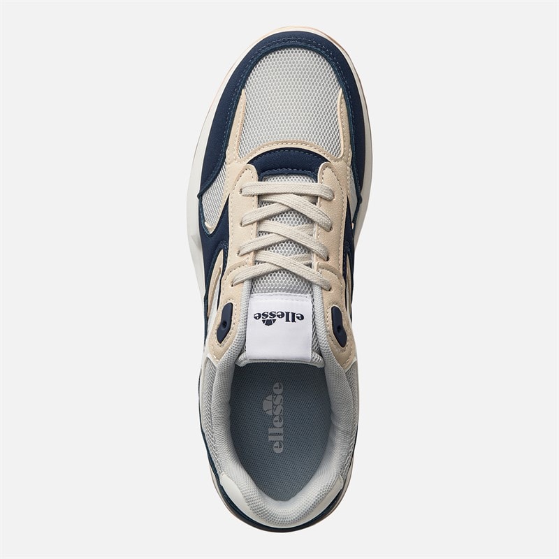 Ellesse Mens Mitch Irma 002 Trainers Navy/Grey - Image 4