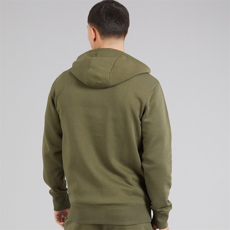 Ellesse Mens Klemerio Full Zip Hoodie Khaki - Image 2