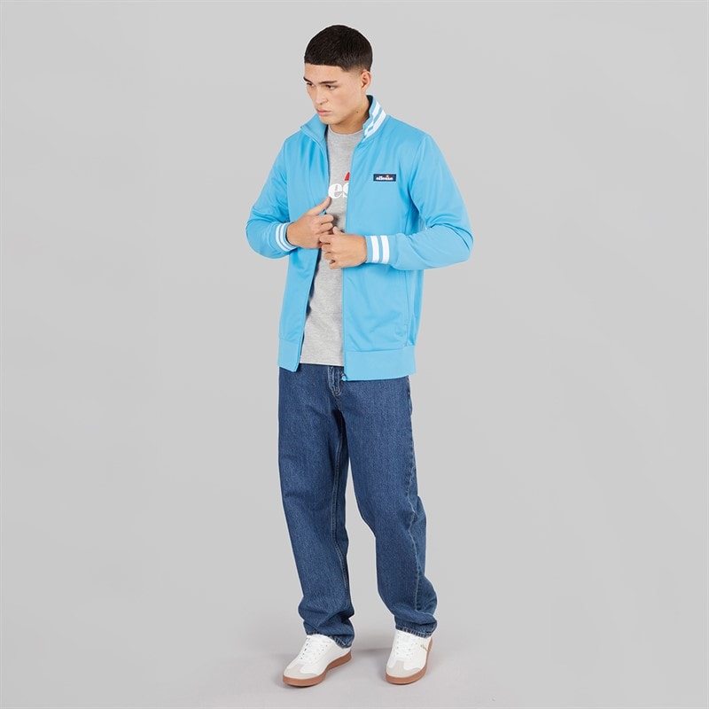 Ellesse Mens Lochi Track Jacket Blue - Image 4