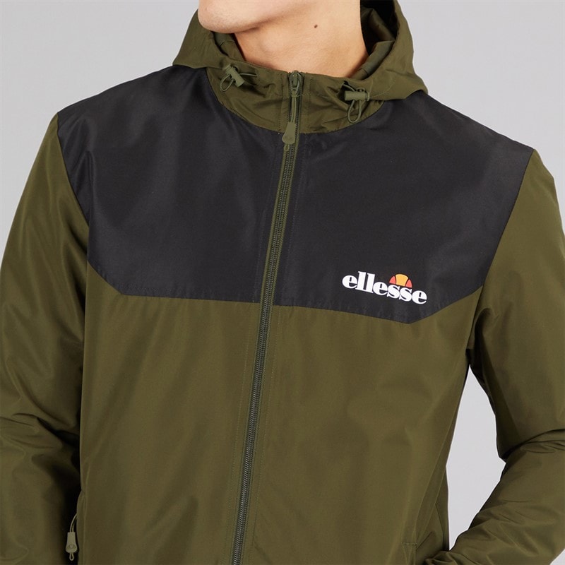 Ellesse Mens Chilte Windrunner Jacket Khaki - Image 3
