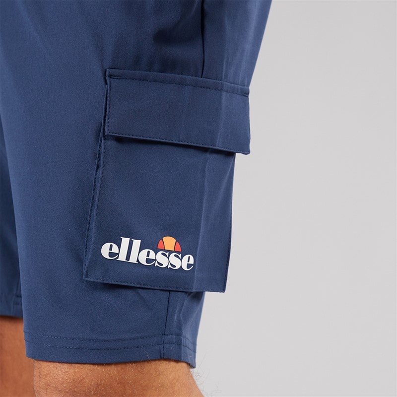 Ellesse Mens Cafaro 2 Cargo Shorts Navy - Image 3