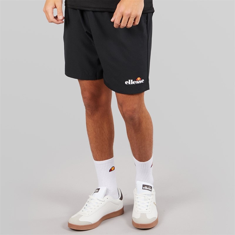 Ellesse Mens Beveth 7 Inch Running Shorts Black - Image 1
