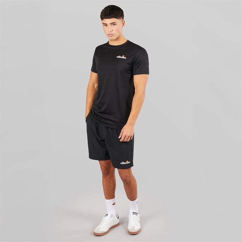 Ellesse Mens Beveth 7 Inch Running Shorts Black - Image 4