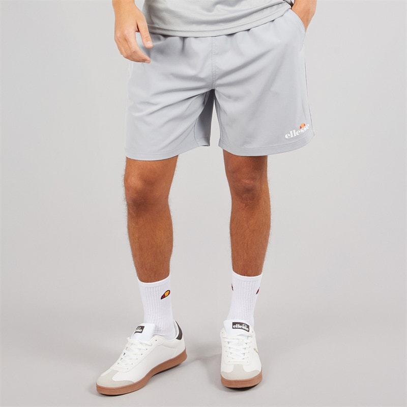 Ellesse Mens Beveth 7 Inch Running Shorts Grey - Image 1