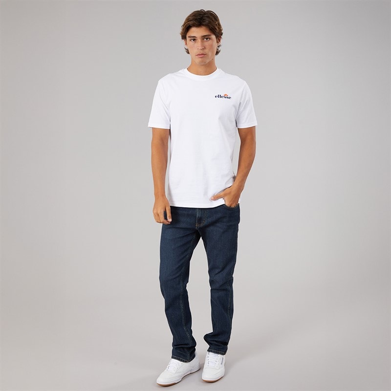 Ellesse Mens Malbory 2 Left Chest T-Shirt White - Image 4