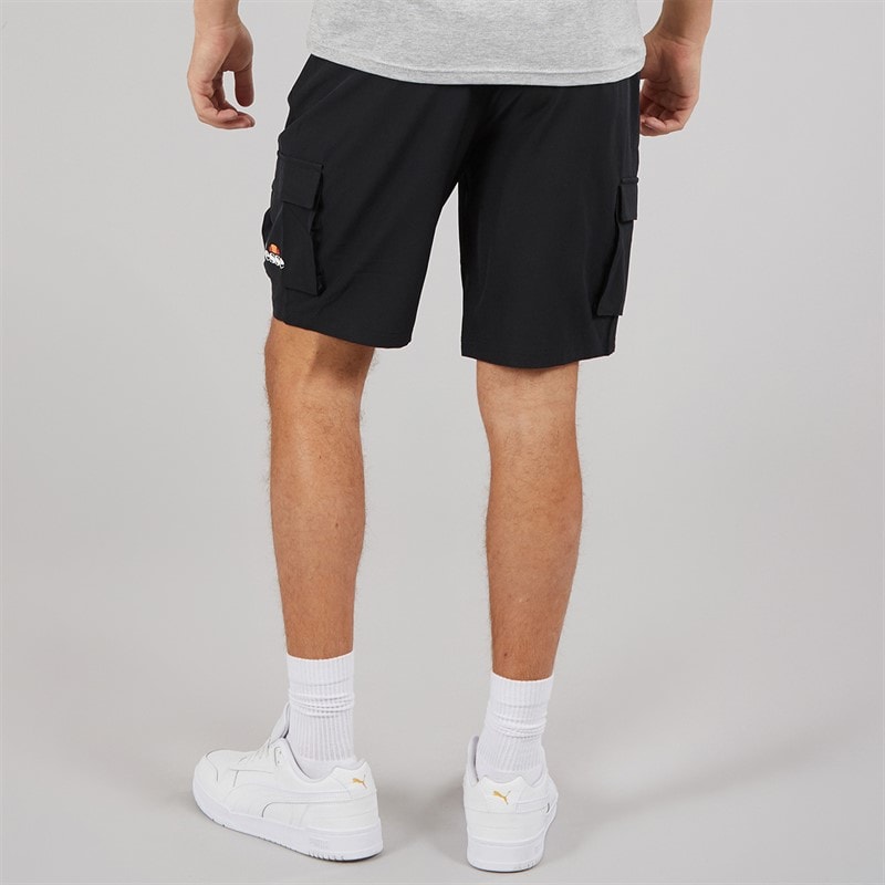Ellesse Mens Cafaro 2 Cargo Shorts Black - Image 2