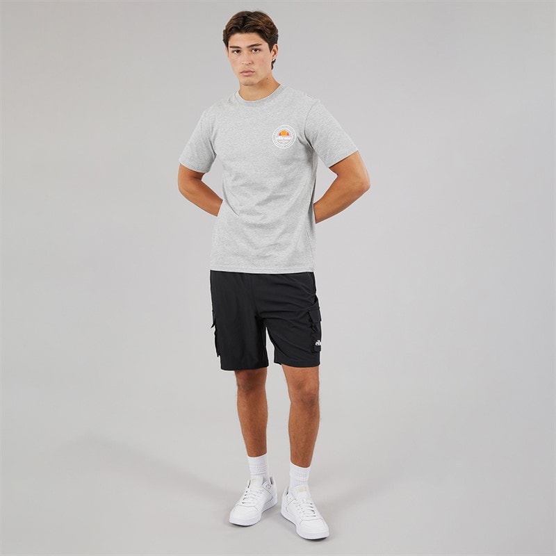 Ellesse Mens Cafaro 2 Cargo Shorts Black - Image 4