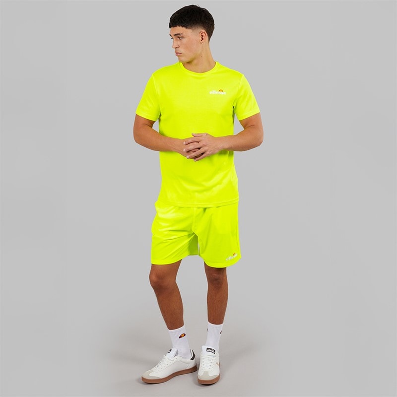 Ellesse Mens Elpidio 2 Running Top Neon Yellow - Image 4