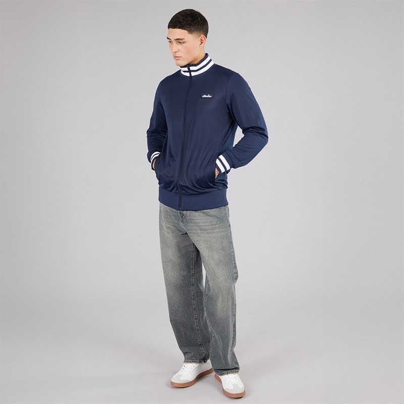 Ellesse Mens Lochi Track Jacket Navy - Image 4