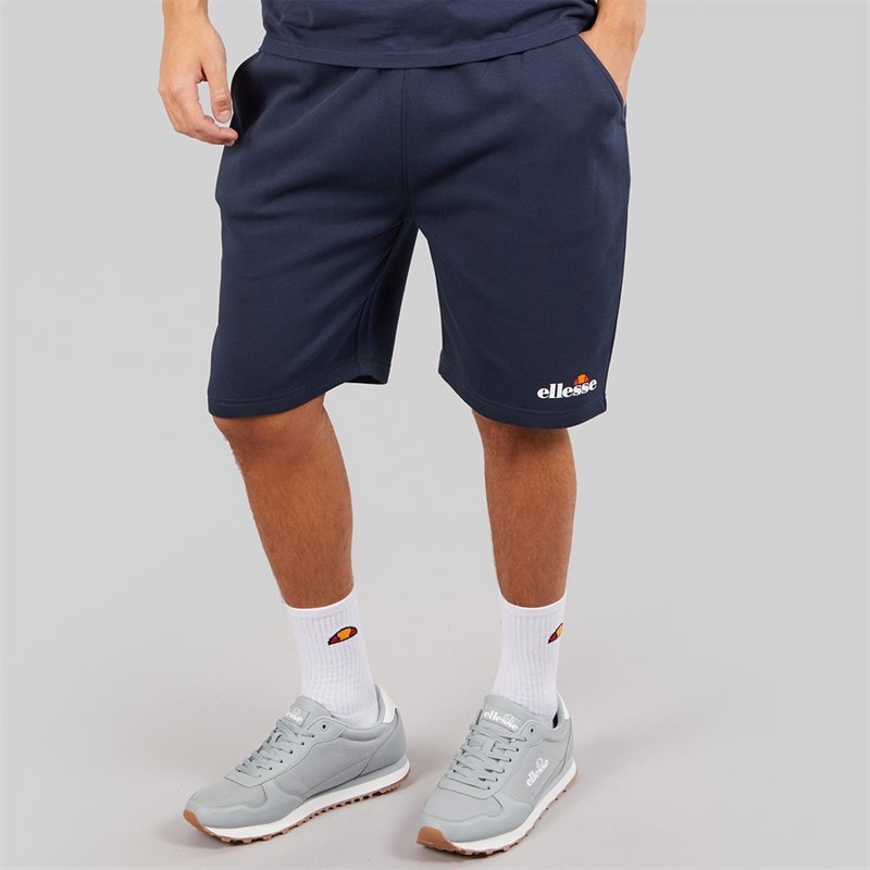 Ellesse Mens Harison Sweat Shorts Navy - Image 1