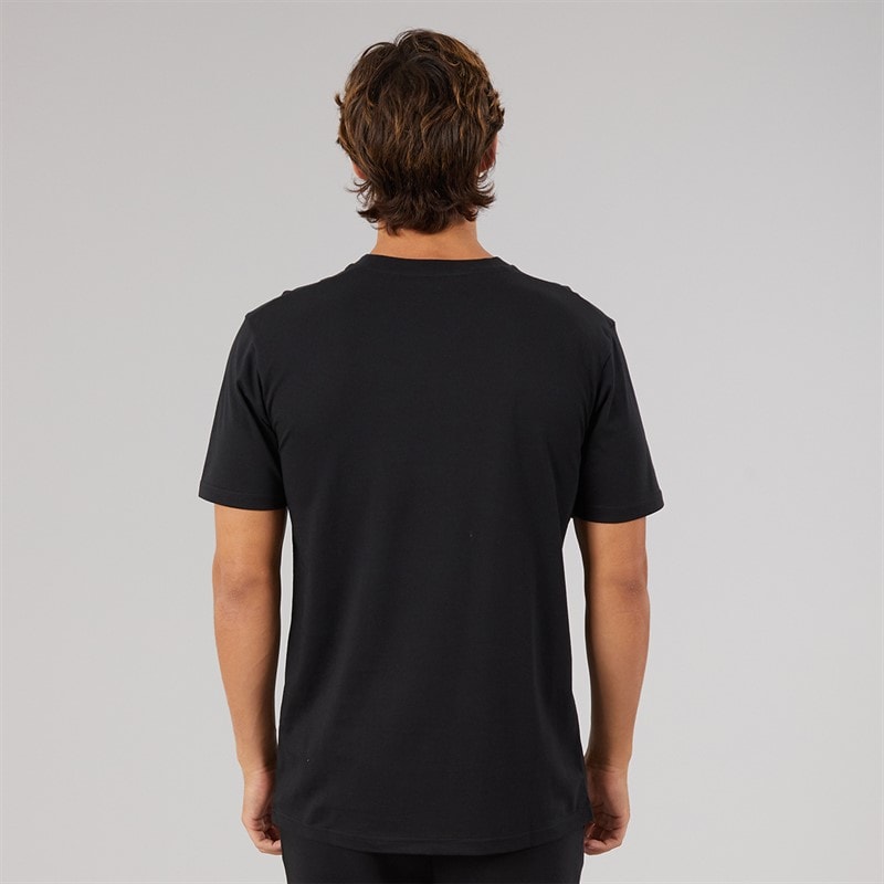 Ellesse Mens Ollio 2 Central Logo T-Shirt Black - Image 2
