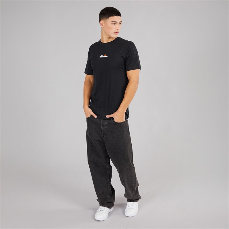 Ellesse Mens Ollio 2 Central Logo T-Shirt Black - Image 4