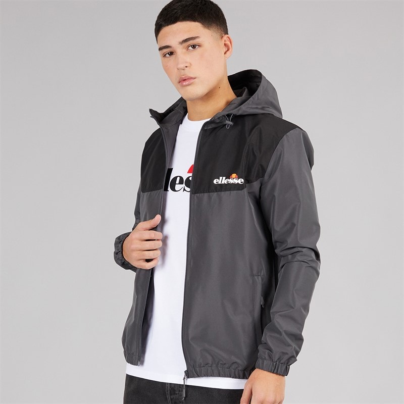 Ellesse Mens Chilte Windrunner Jacket Dark Grey - Image 1