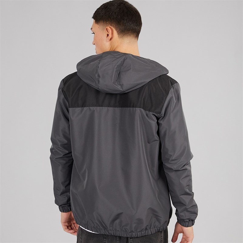 Ellesse Mens Chilte Windrunner Jacket Dark Grey - Image 2