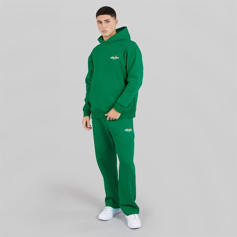 Ellesse Mens Recke Relaxed Fit Hoodie Green - Image 4