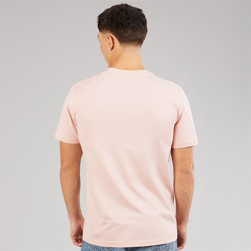 Ellesse Mens Ollio 2 Central Logo T-Shirt Light Pink - Image 2