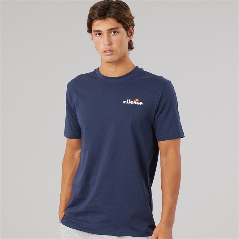 Ellesse Mens Malbory 2 Left Chest T-Shirt Navy - Image 1