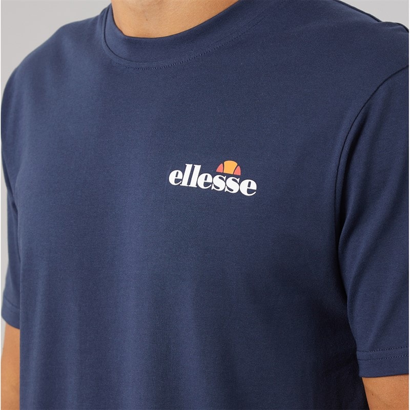 Ellesse Mens Malbory 2 Left Chest T-Shirt Navy - Image 3