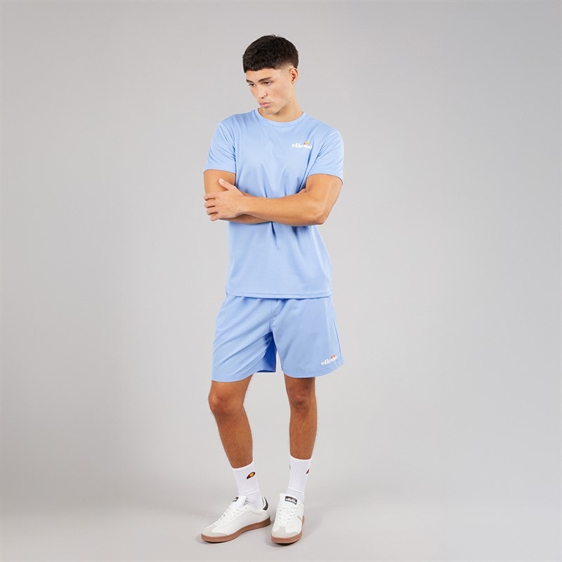 Ellesse Mens Beveth 7 Inch Running Shorts Blue - Image 3