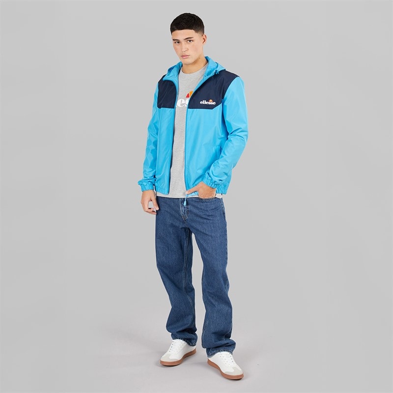 Ellesse Mens Chilte Windrunner Jacket Blue - Image 4