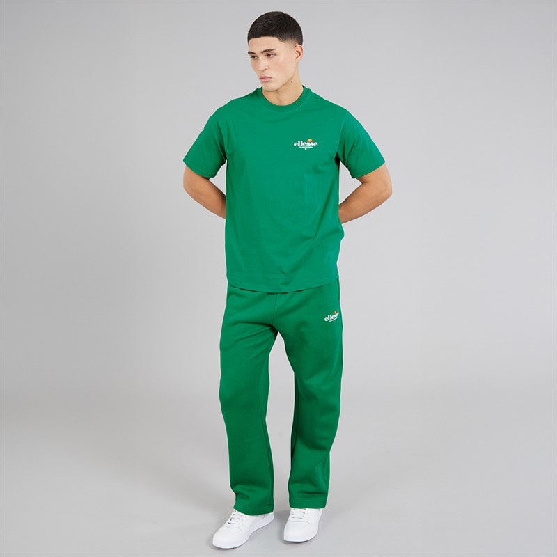 Ellesse Mens Lyon Relaxed Fit Back Logo T-Shirt Green - Image 4