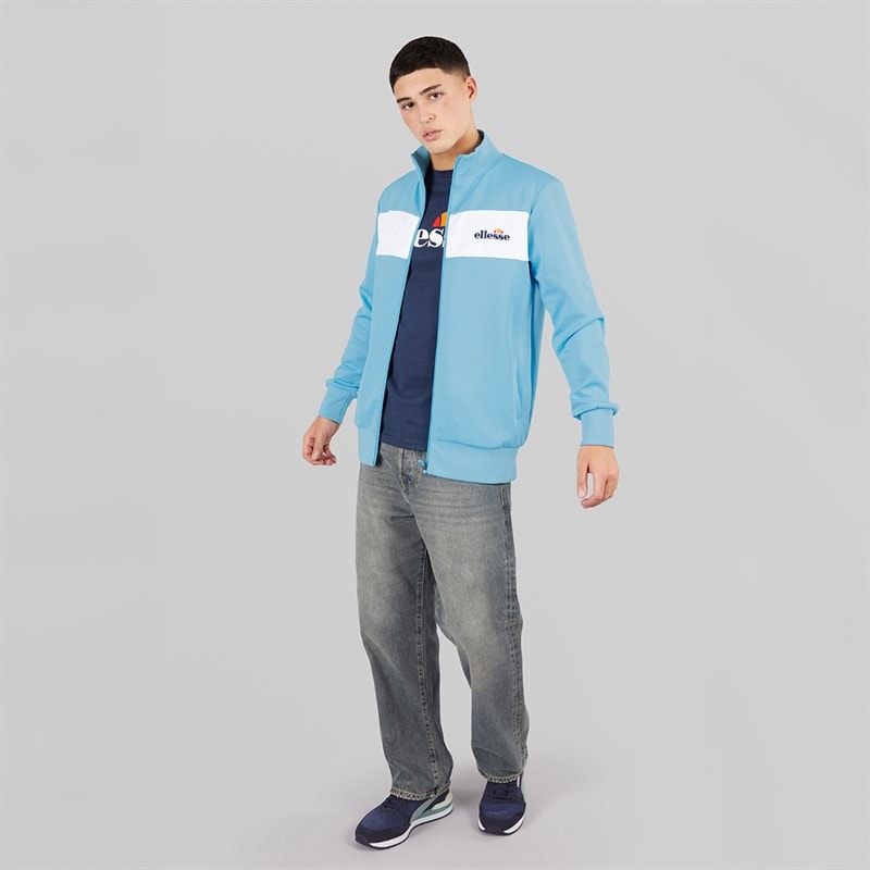 Ellesse Mens Tacha Track Top Blue - Image 4