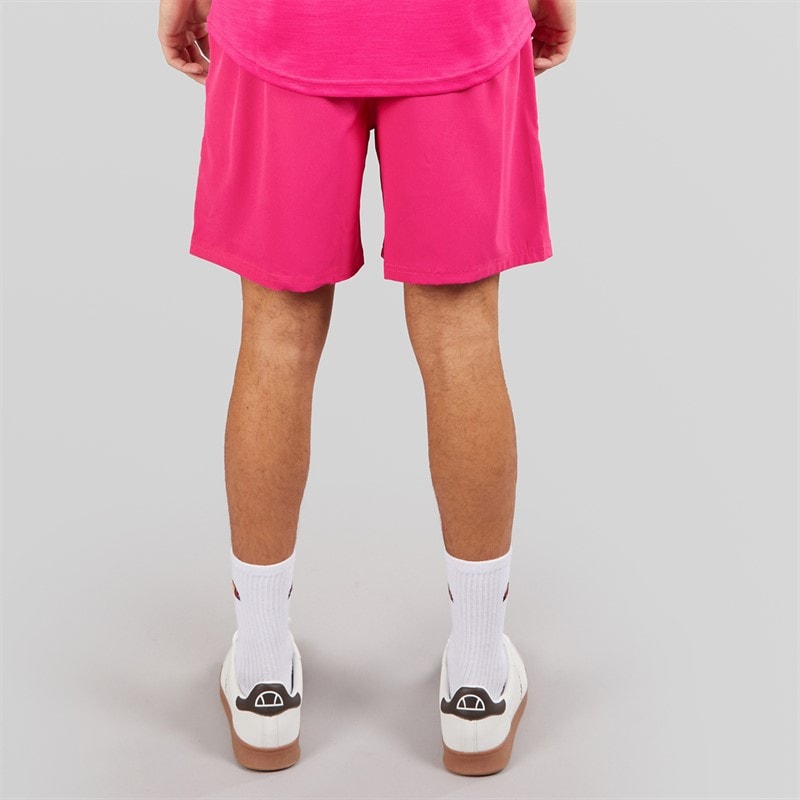 Ellesse Mens Beveth 7 Inch Running Shorts Hot Pink - Image 2