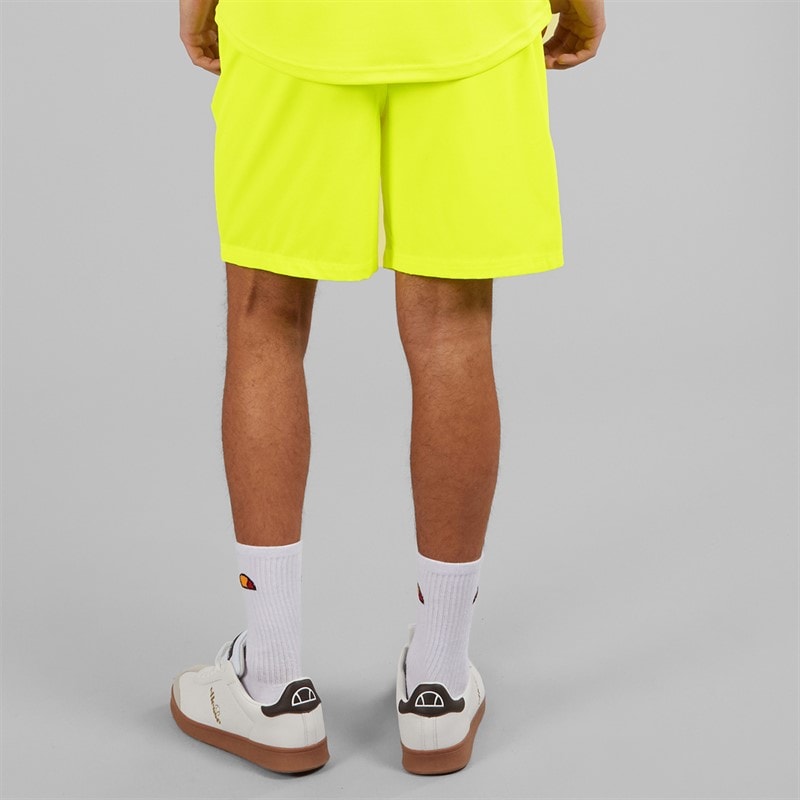Ellesse Mens Beveth 7 Inch Running Shorts Neon Yellow - Image 2