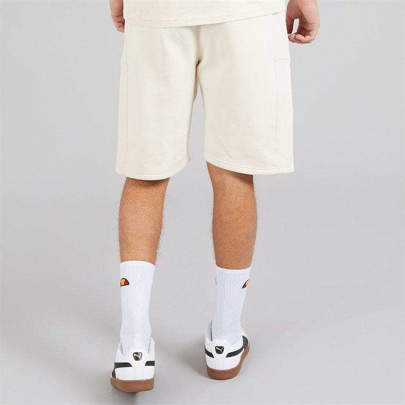 Ellesse Mens Espel Relaxed Fit Shorts Off White - Image 2