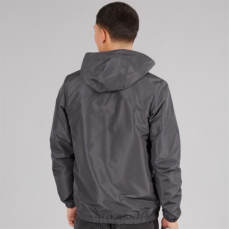 Ellesse Mens Callum Anorak Jacket Dark Grey - Image 2