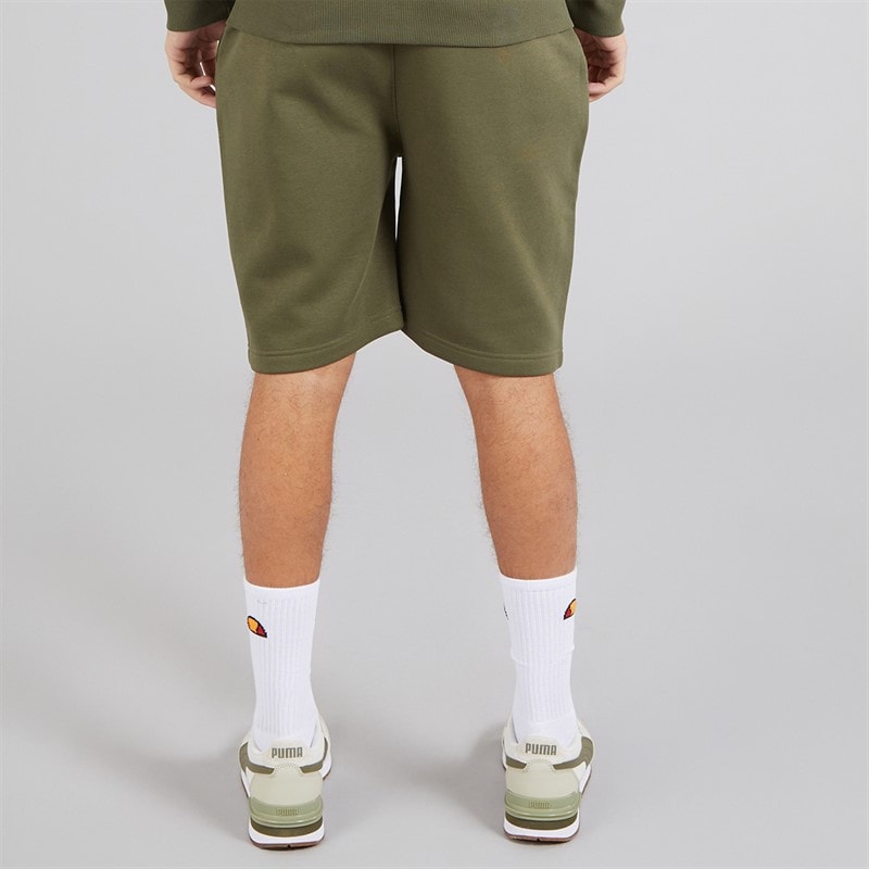 Ellesse Mens Harison Sweat Shorts Khaki - Image 2