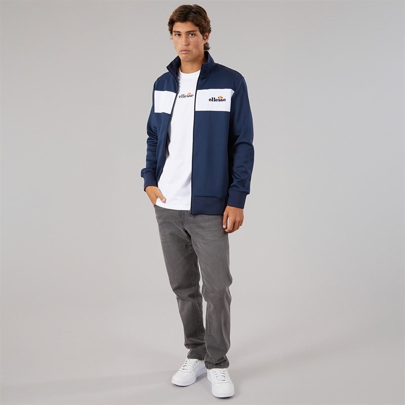 Ellesse Mens Tacha Track Top Navy - Image 4