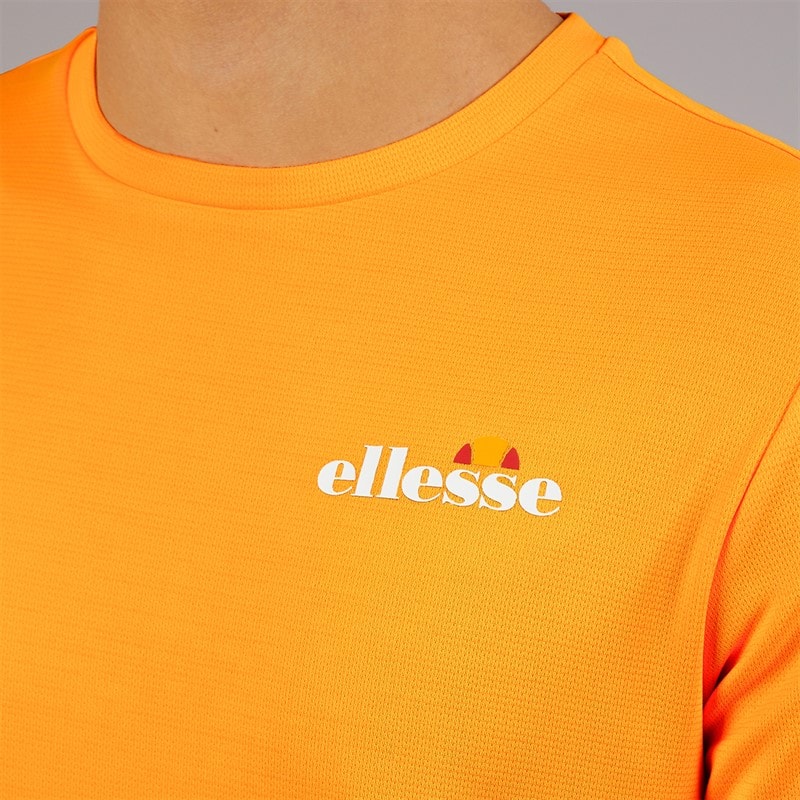 Ellesse Mens Elpidio 2 Running Top Orange - Image 3