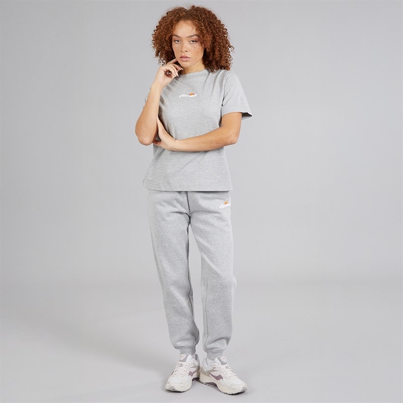 Ellesse Womens Svetta 2 T-Shirt Light Grey Marl - Image 4