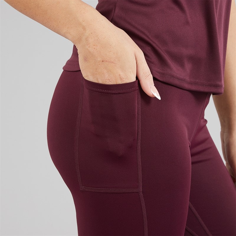 Ellesse Womens Deana High Waisted Tight Leggings Dark Purple - Image 5