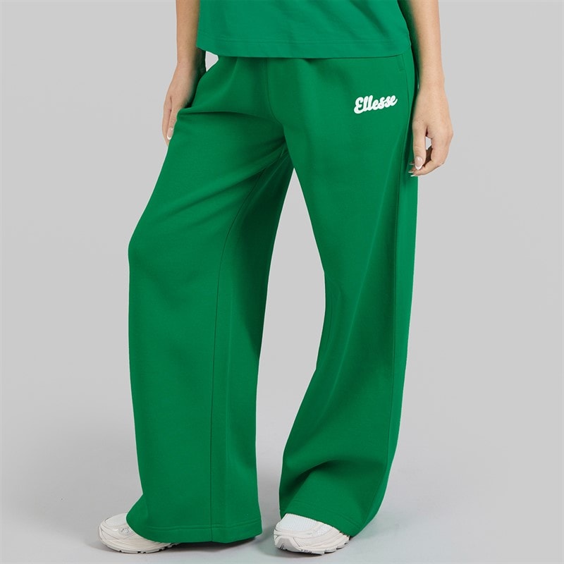 Ellesse Womens Rochella Wide Leg Sweat Pants Green - Image 1