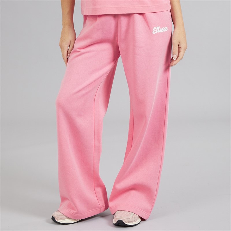 Ellesse Womens Rochella Wide Leg Sweat Pants Bright Pink - Image 1