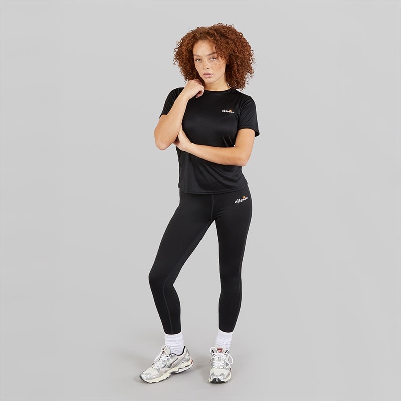 Ellesse Womens Deana High Waisted Tight Leggings Black - Image 4