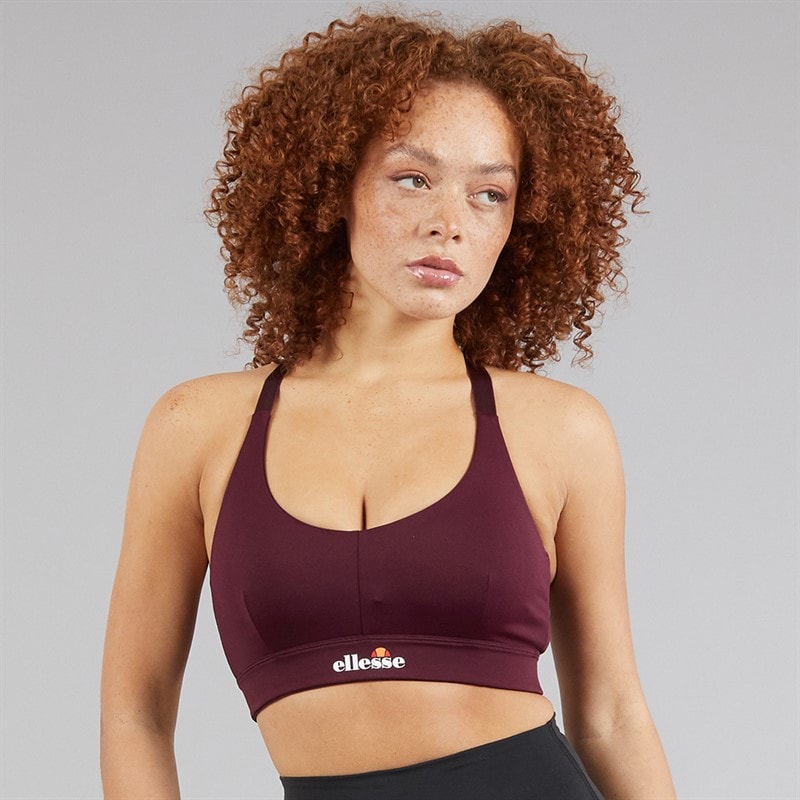 Ellesse Womens Dory High Impact Sports Bra Dark Purple