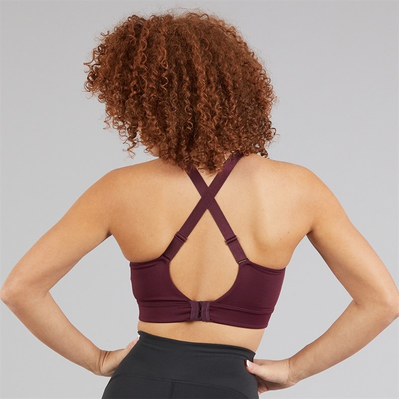 Ellesse Womens Dory High Impact Sports Bra Dark Purple - Image 2