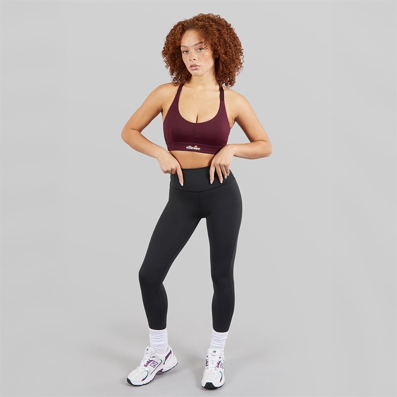 Ellesse Womens Dory High Impact Sports Bra Dark Purple - Image 4