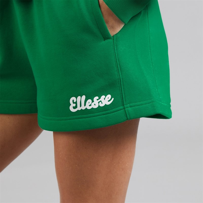 Ellesse Womens Rennee Shorts Green - Image 3