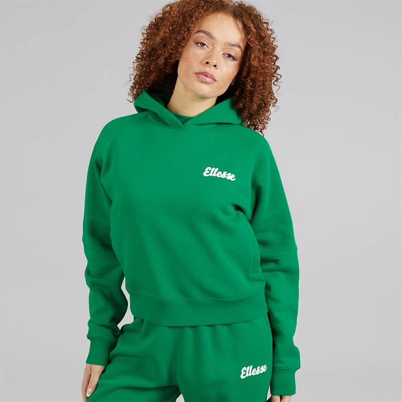 Ellesse Womens Islah Hoodie Green - Image 2