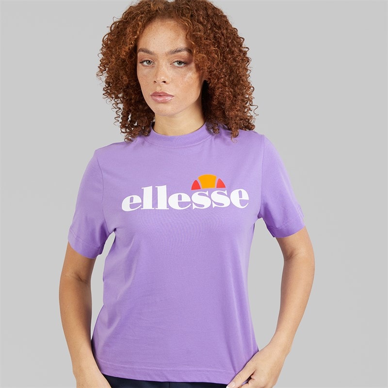 Ellesse Womens Stauf Logo T-Shirt Purple - Image 3