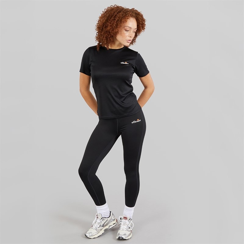 Ellesse Womens Dianne Poly T-Shirt Black - Image 3