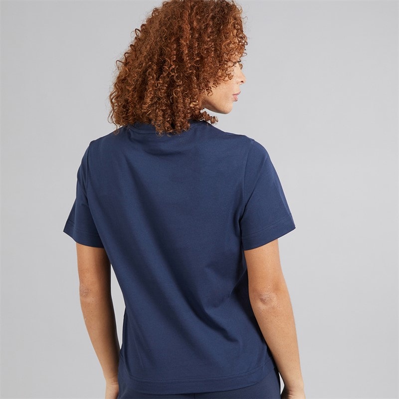 Ellesse Womens Stauf Logo T-Shirt Navy - Image 2