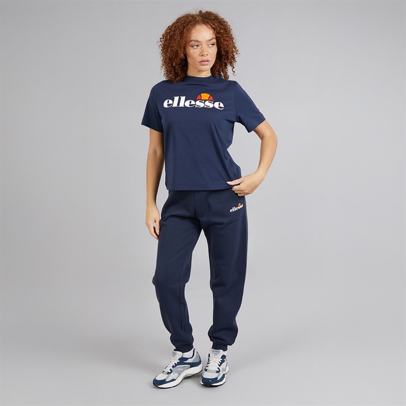Ellesse Womens Stauf Logo T-Shirt Navy - Image 4