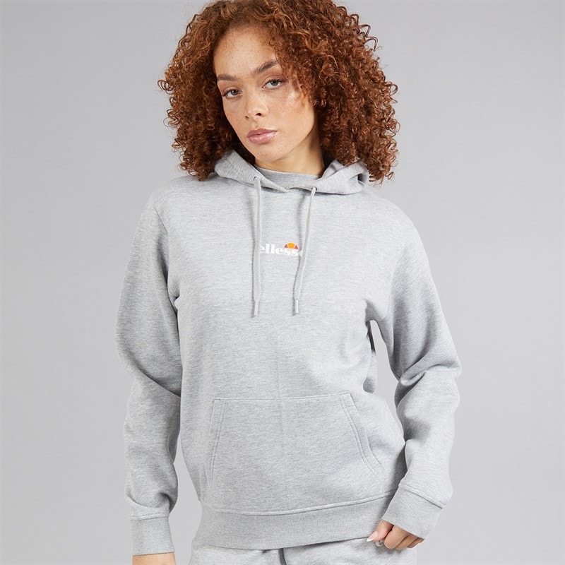 Ellesse Womens Jazana 2 Hoodie Light Grey Marl