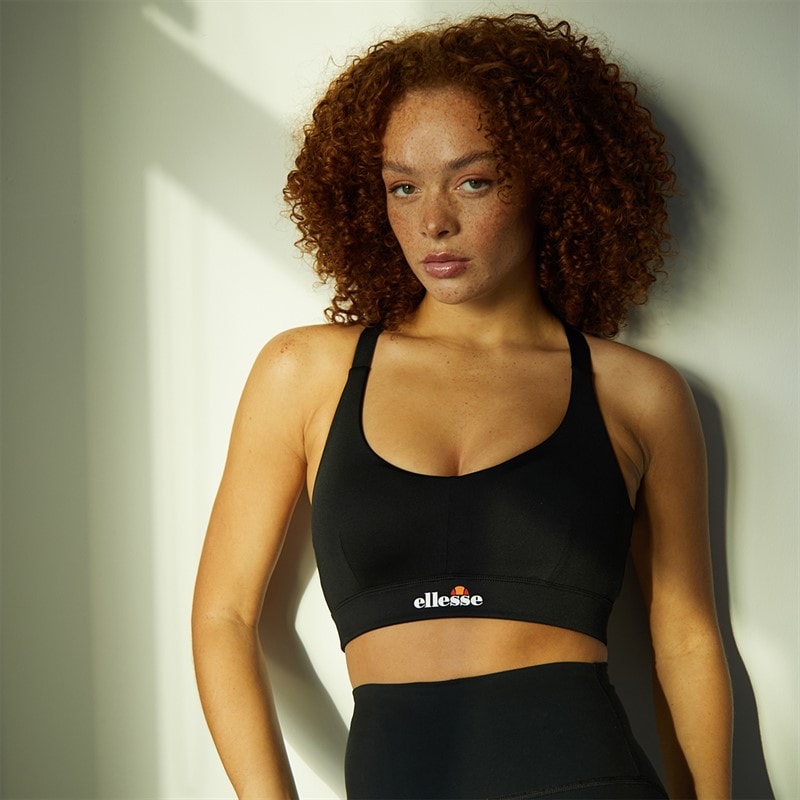 Ellesse Womens Dory High Impact Sports Bra Black - Image 3
