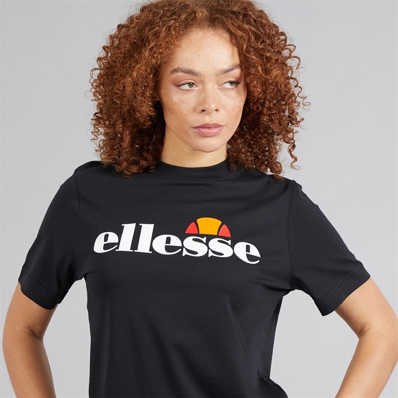 Ellesse Womens Stauf Logo T-Shirt Black - Image 3